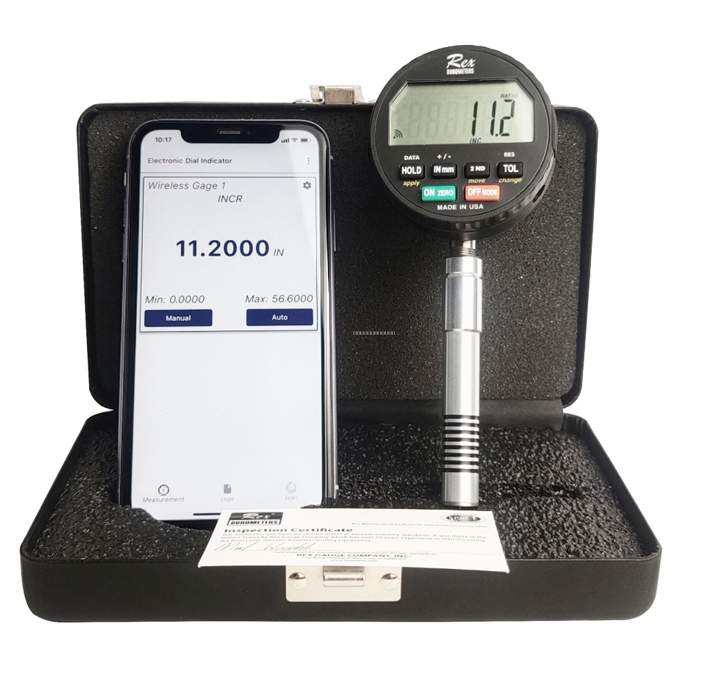 便攜式數(shù)顯邵氏硬度計(jì) 無(wú)線傳輸版圖片